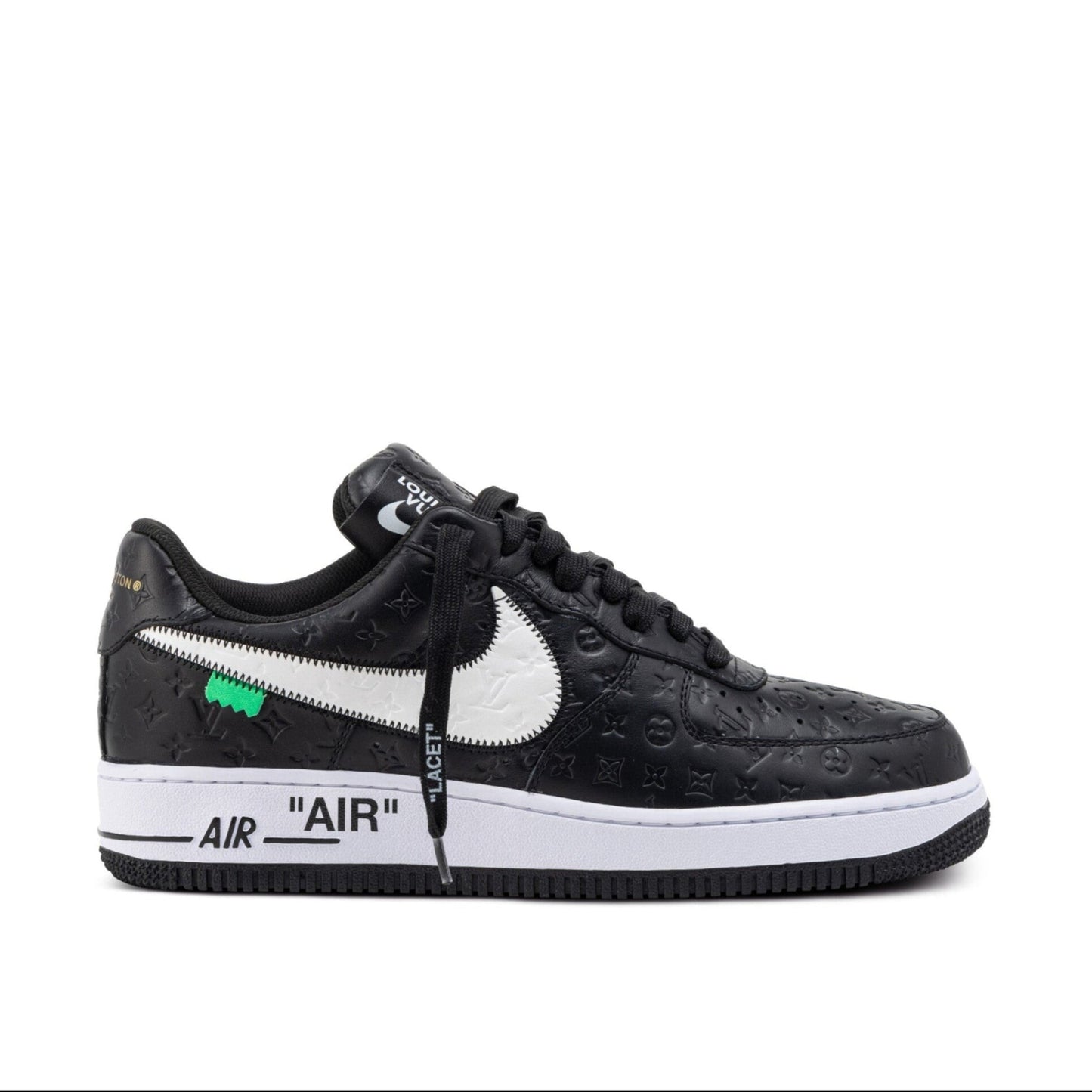 Louis Vuitton and Nike Air Force 1 Friends and Family Black