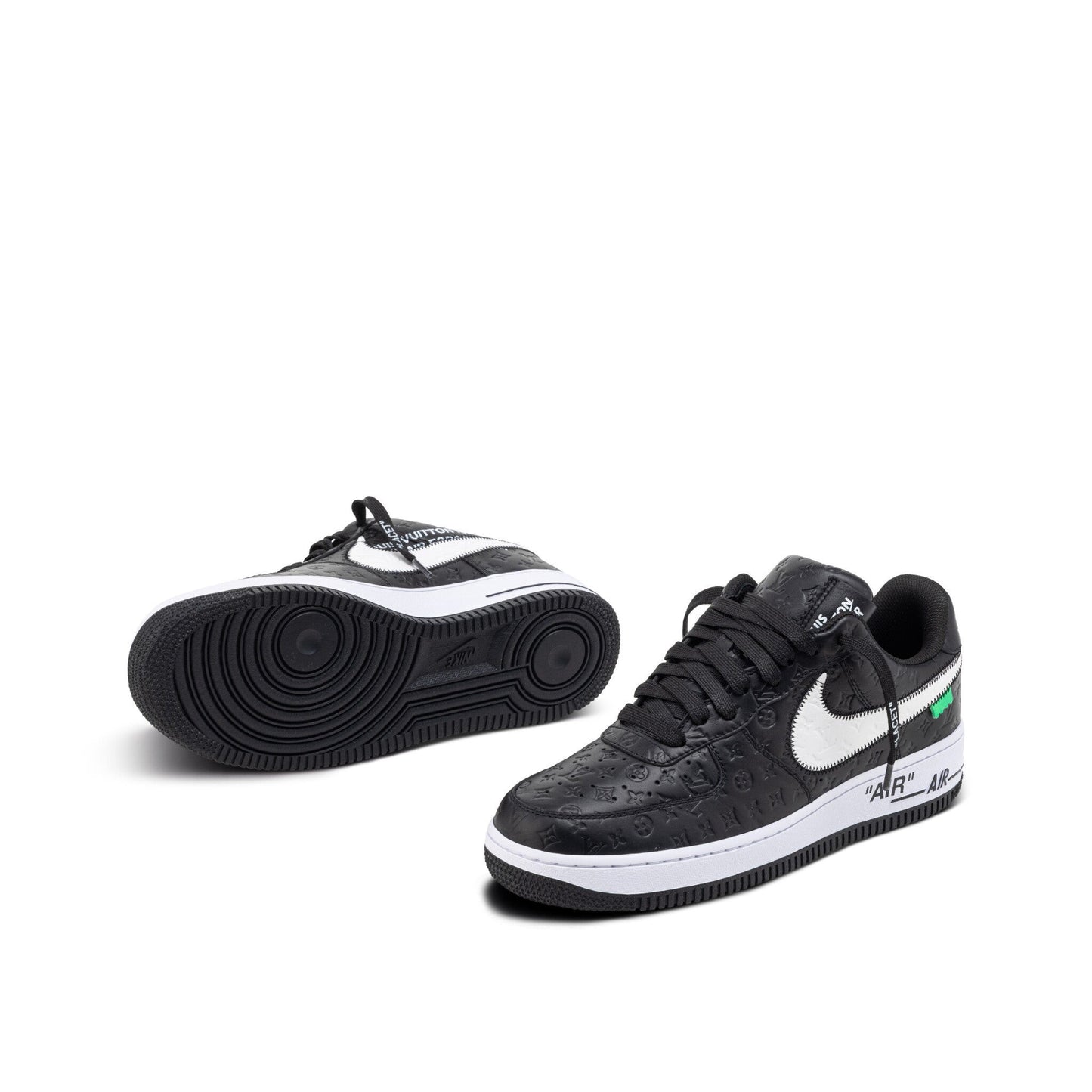 Louis Vuitton and Nike Air Force 1 Friends and Family Black