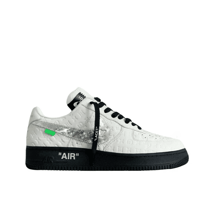 Louis Vuitton x Nike Air Force 1 Low White and Black
