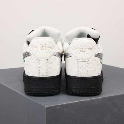 Louis Vuitton x Nike Air Force 1 Low White and Black