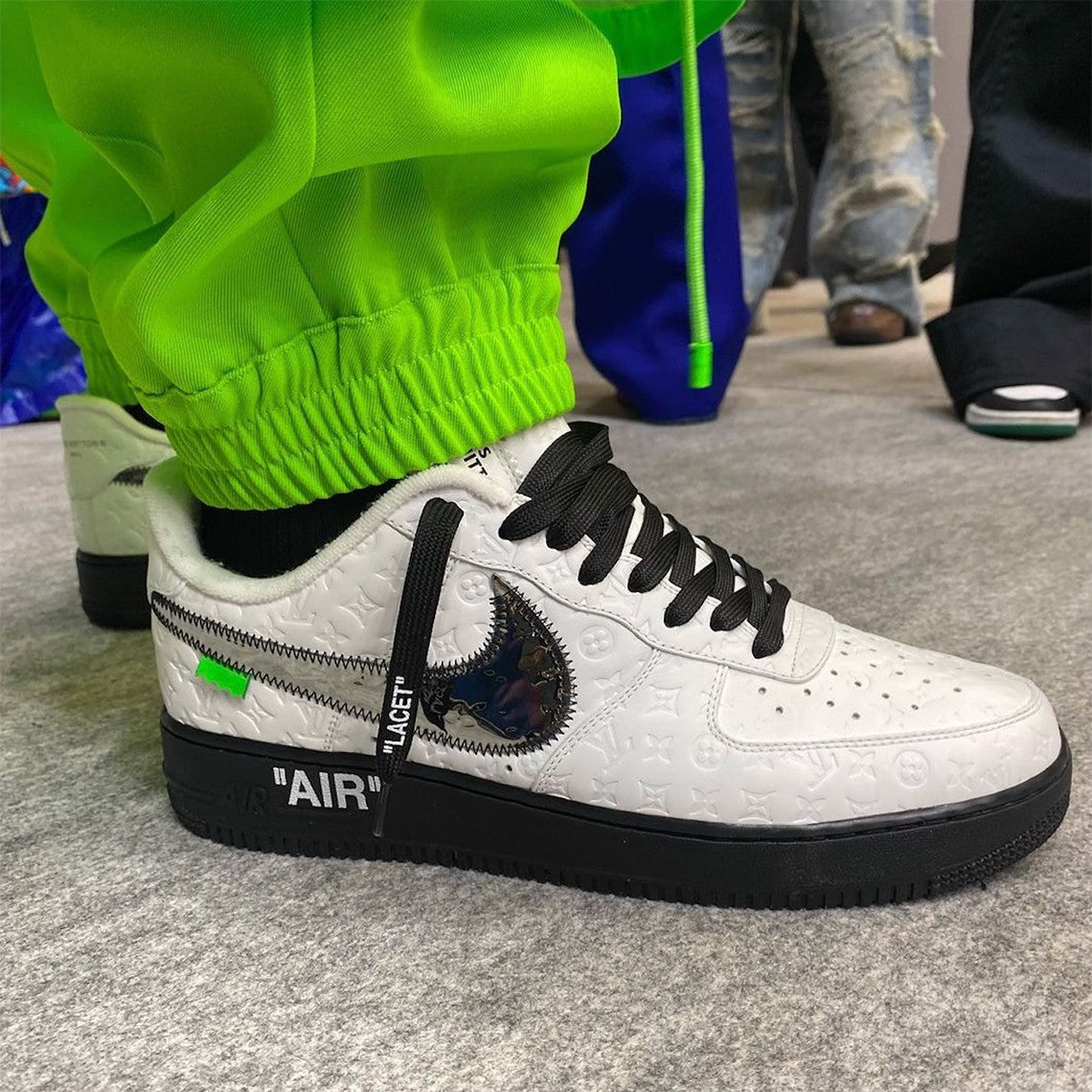 Louis Vuitton x Nike Air Force 1 Low White and Black