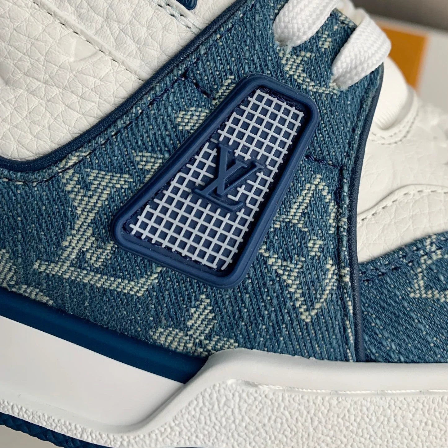 Louis Vuitton LV Trainer Sneaker Monogram Denim