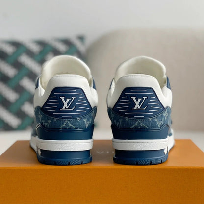 Louis Vuitton LV Trainer Sneaker Monogram Denim