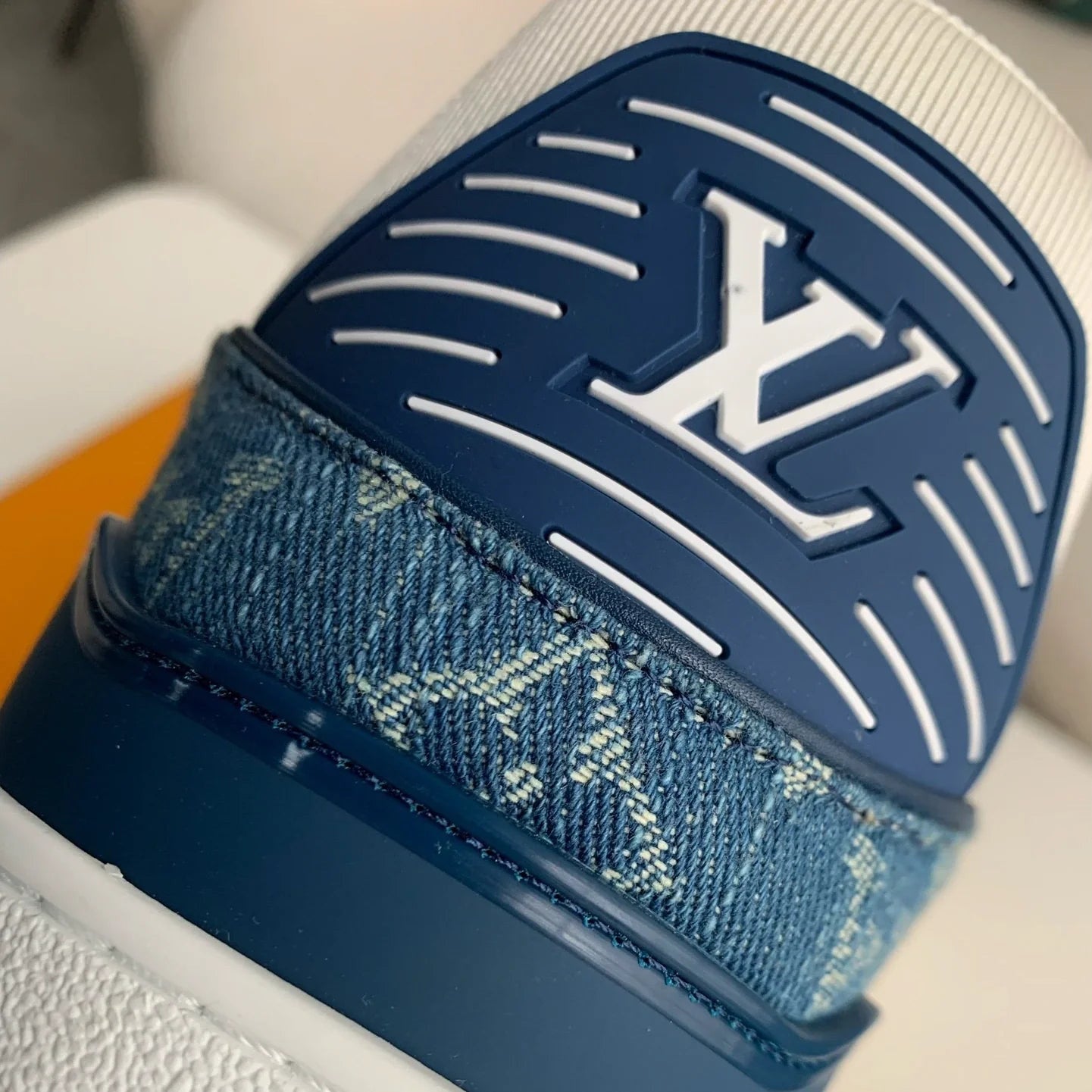 Louis Vuitton LV Trainer Sneaker Monogram Denim
