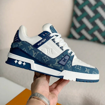 LV Trainer Sneaker ‘Denim Monogram Blue’