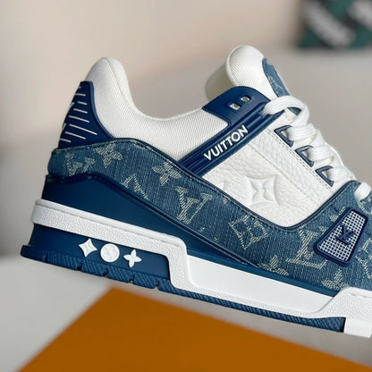 LV Trainer Sneaker ‘Denim Monogram Blue’