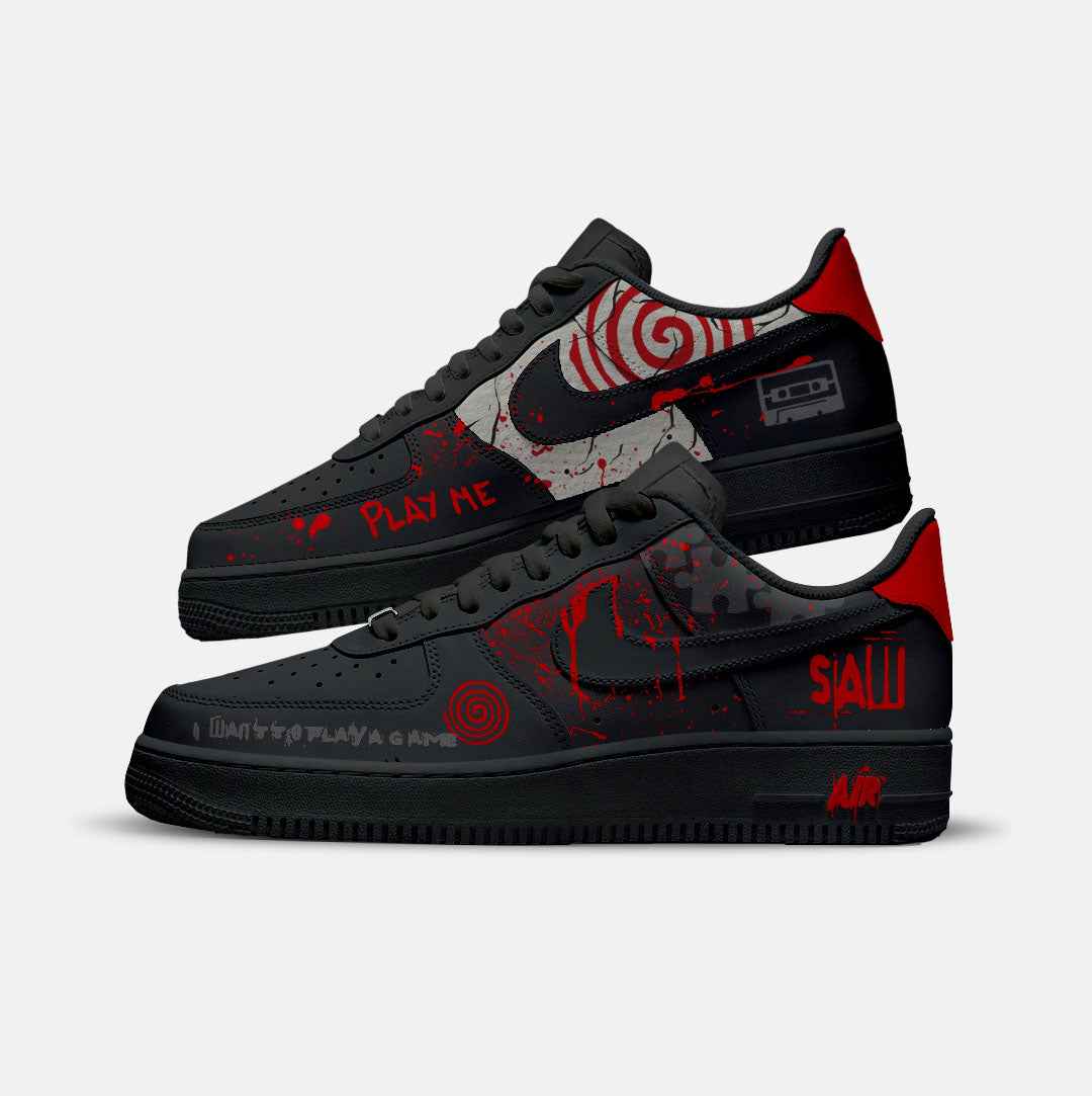 CUSTOM SNEAKERS JIGSAW JOHN KRAMER & BILLY