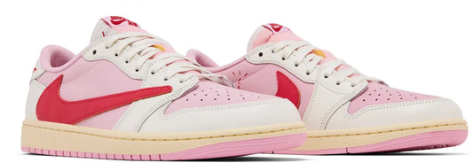 Jordan 1 Retro Low OG SP Travis Scott Sail Tropical Pink