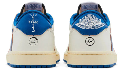 Jordan 1 Retro Low OG SP Fragment x Travis Scott Sail Military Blue