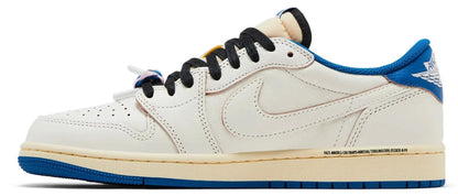 Jordan 1 Retro Low OG SP Fragment x Travis Scott Sail Military Blue