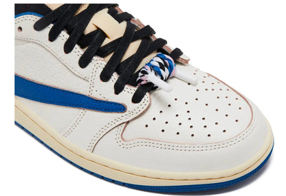 Jordan 1 Retro Low OG SP Fragment x Travis Scott Sail Military Blue