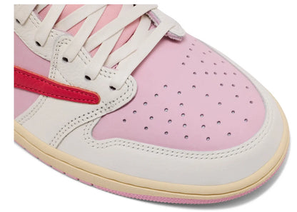 Jordan 1 Retro Low OG SP Travis Scott Sail Tropical Pink