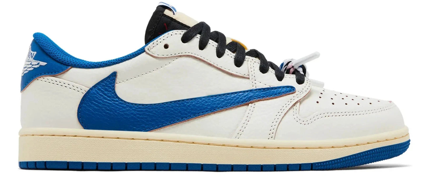 Jordan 1 Retro Low OG SP Fragment x Travis Scott Sail Military Blue