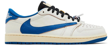 Jordan 1 Retro Low OG SP Fragment x Travis Scott Sail Military Blue