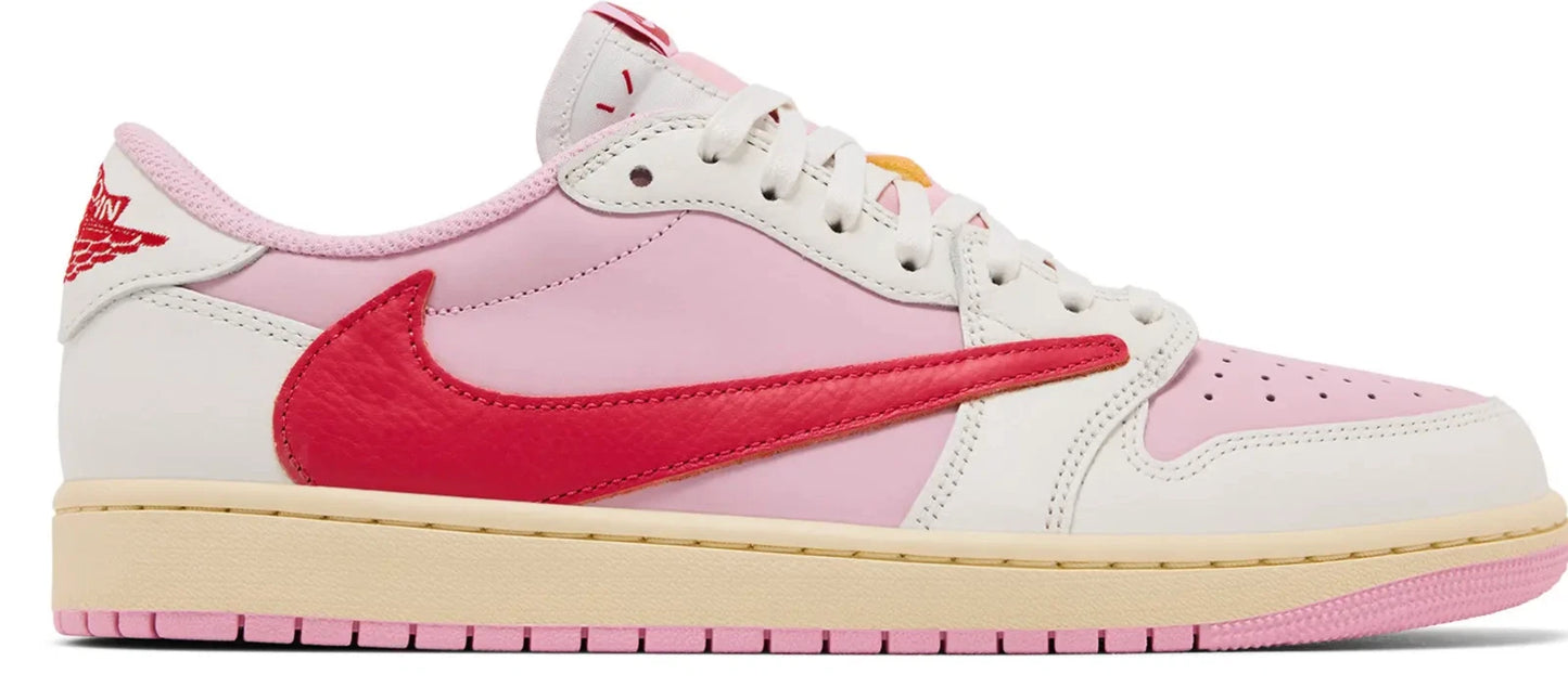 Jordan 1 Retro Low OG SP Travis Scott Sail Tropical Pink