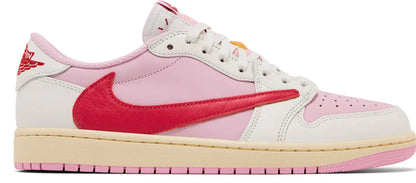 Jordan 1 Retro Low OG SP Travis Scott Sail Tropical Pink