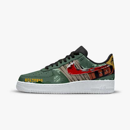 CUSTOM SNEKAERS PAINT STARWARS BOBA FETT